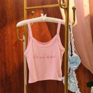 Sabrina Carpenter Got You Blocked Tank Size L Pink Merch